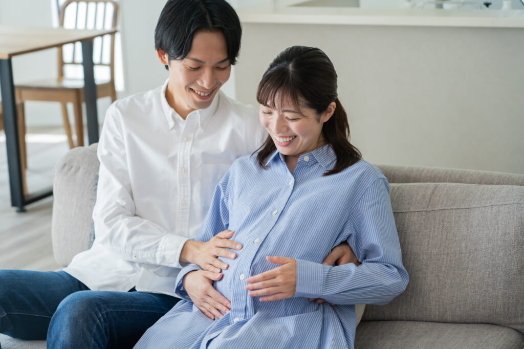 虫歯もなく健康に過ごしている妊婦