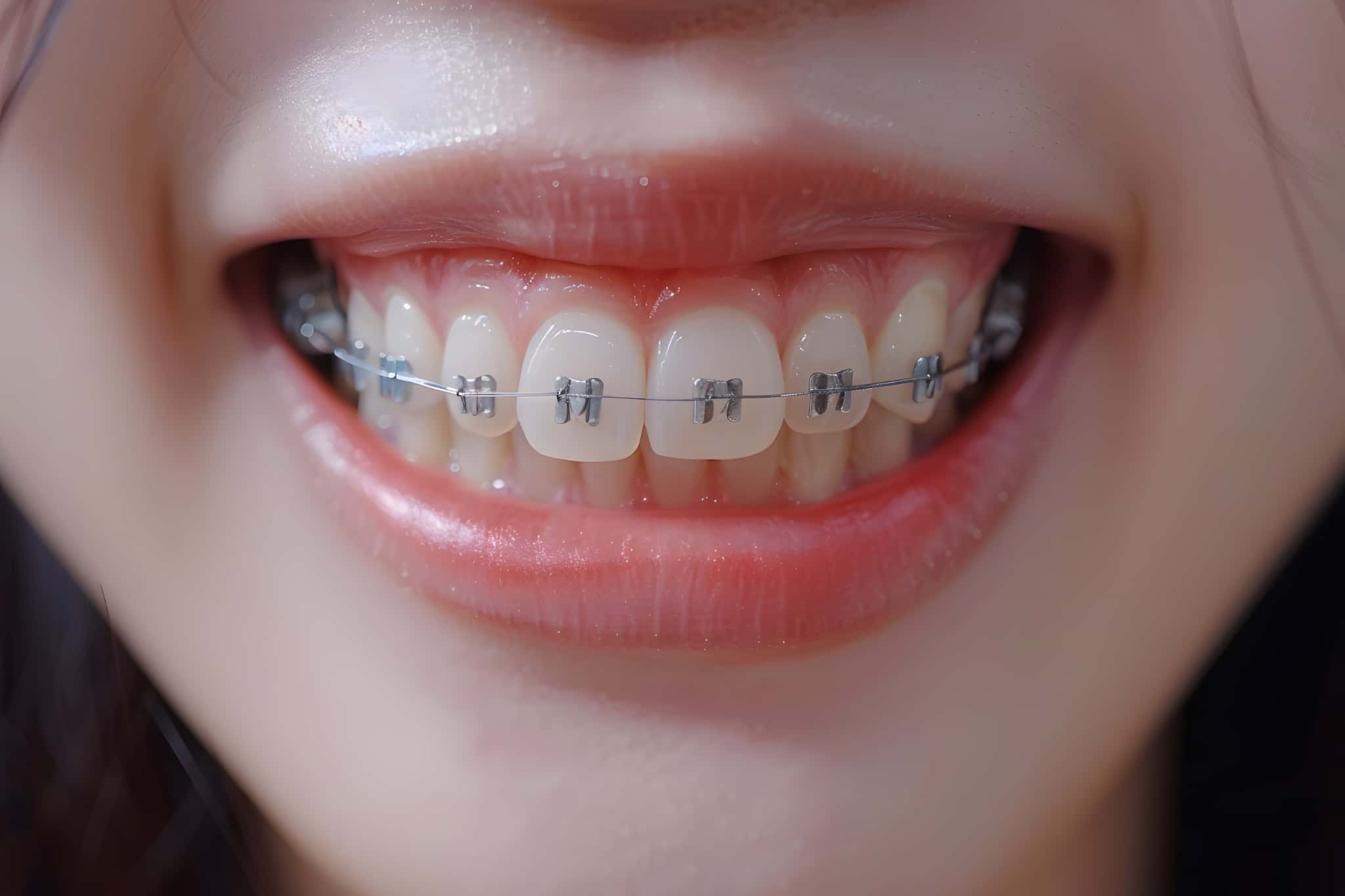 ワイヤー矯正で歯を大きく移動させるイメージ